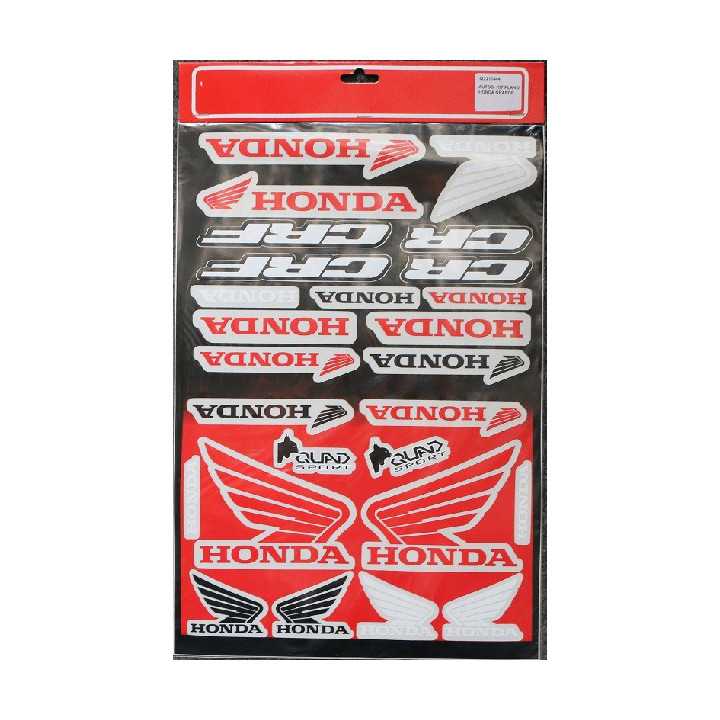 PLANCHE 44cm X30 cm STICKERS AUTOCOLLANT KIT PLANO HONDA