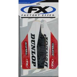 KIT DÉCORATION PROTEGES FOURCHE DUNLOP HONDA CR CRF 125-500 90-14
