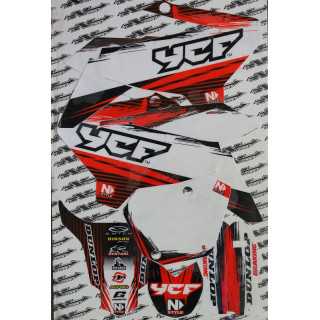 KIT DÉCORATION YCF ROUGE BLANC NOIR
