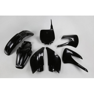 KIT PLASTIQUES CARENAGE UFO NOIR KX 85 01/12