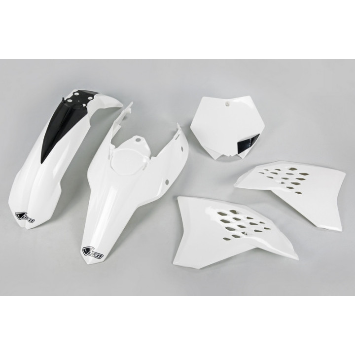 KIT PLASTIQUES UFO BLANC SX 125 250 09/10