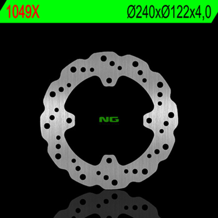 DISQUE DE FREIN ARRIERE A PETALES WAVE NG HONDA CR 250 97/01