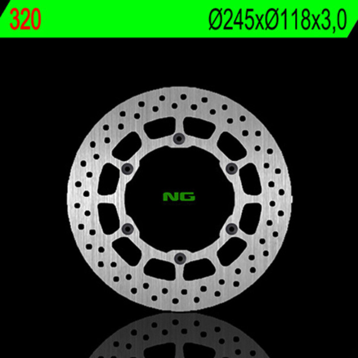 DISQUE DE FREIN AVANT ROND NG YAMAHA YZ 125 90/00