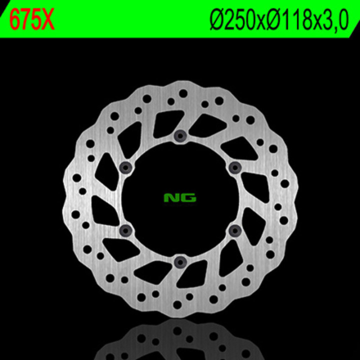 DISQUE DE FREIN AVANT A PETALES WAVE NG SUZUKI RM 125 89/09