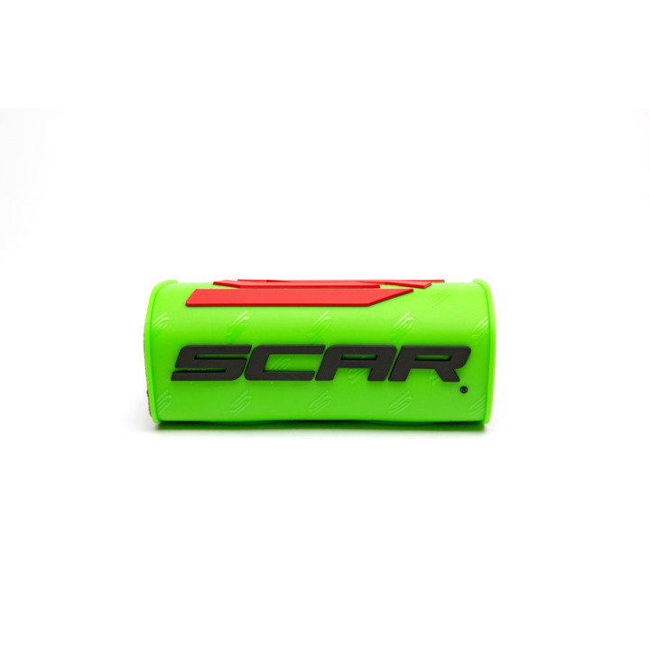 MOUSSE DE GUIDON CROSS SCAR DESIGN 3D VERTE POUR GUIDON SANS BARRE