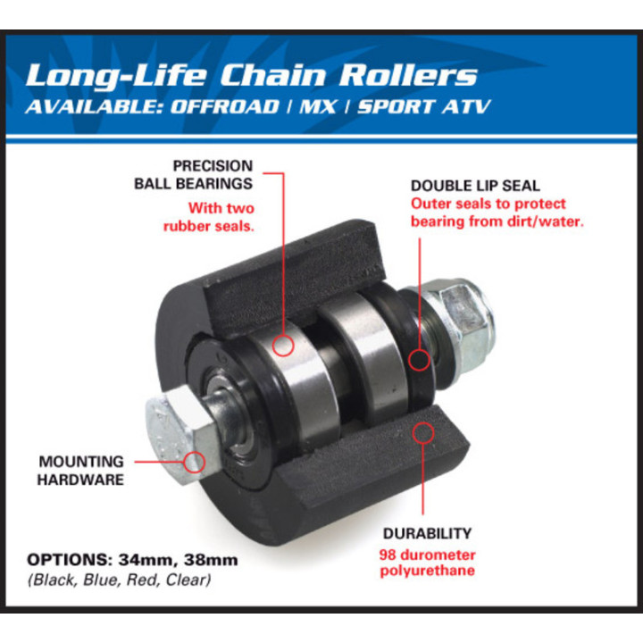 ROULETTE DE CHAINE INFERIEURE ALL BALLS CRF 250 04