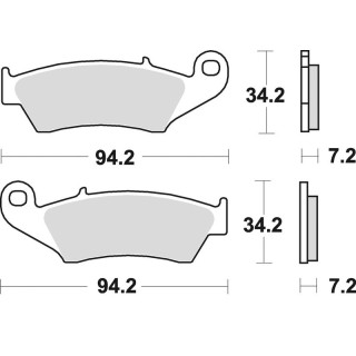 PLAQUETTES DE FREIN AVANT BRAKING YAMAHA WRF 450 2003-15