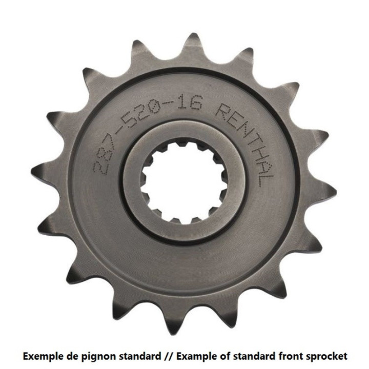 Pignon RENTHAL acier pas 520 type 492 YAMAHA YZ-125 2005-25
