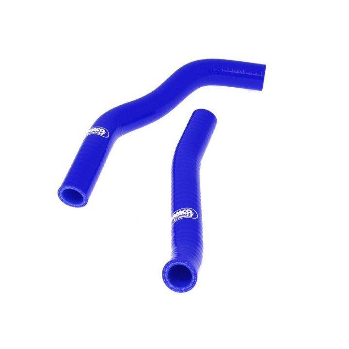 Durites de radiateur bleues SAMCO type origine - 2 durites Yamaha YZ 85 2002-18