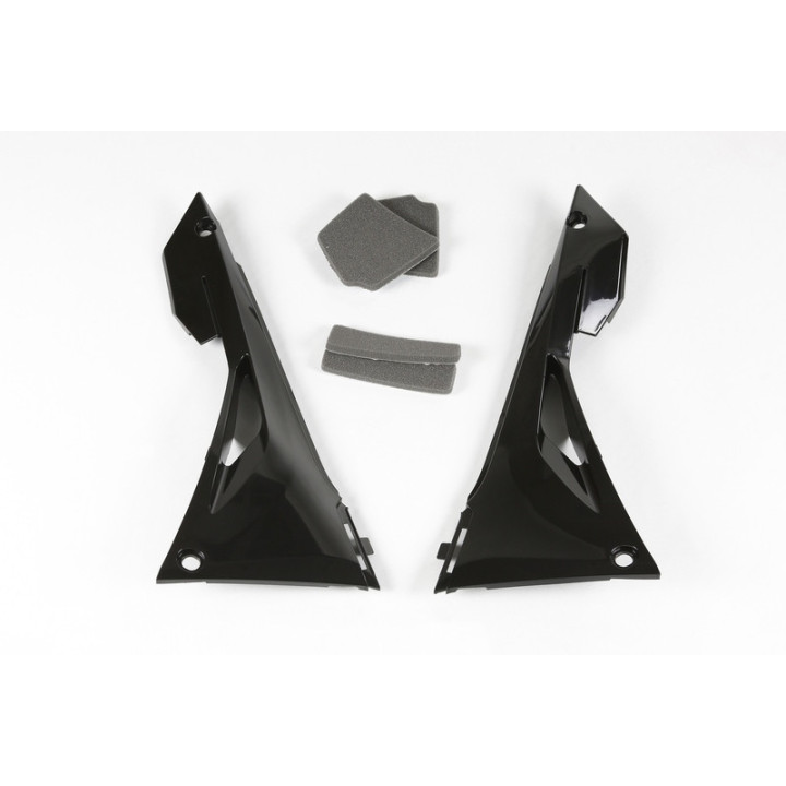 CACHE PLASTIQUE CARENAGE BOITE A AIR UFO NOIR HONDA 250 CRF 18-21