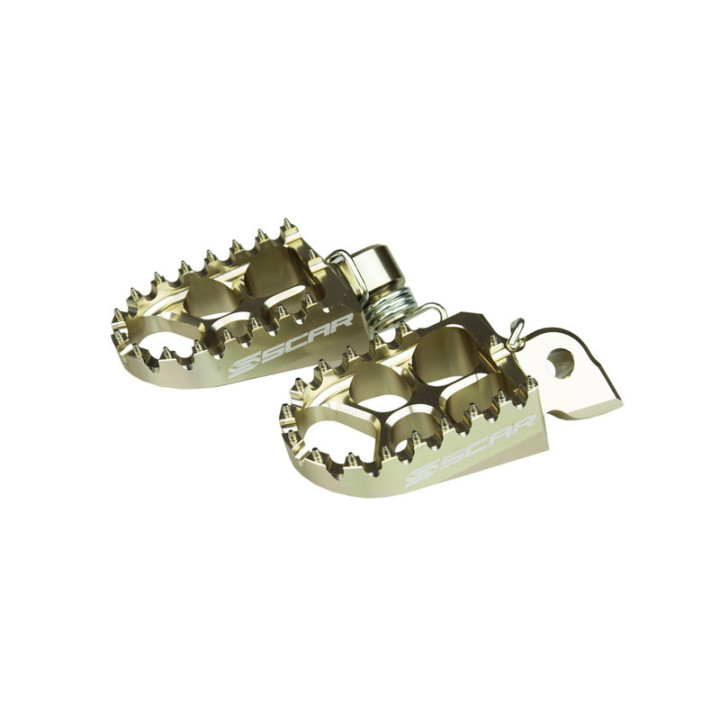 REPOSE PIEDS EVO SCAR COULEUR TITANE KTM SX 65 00/19