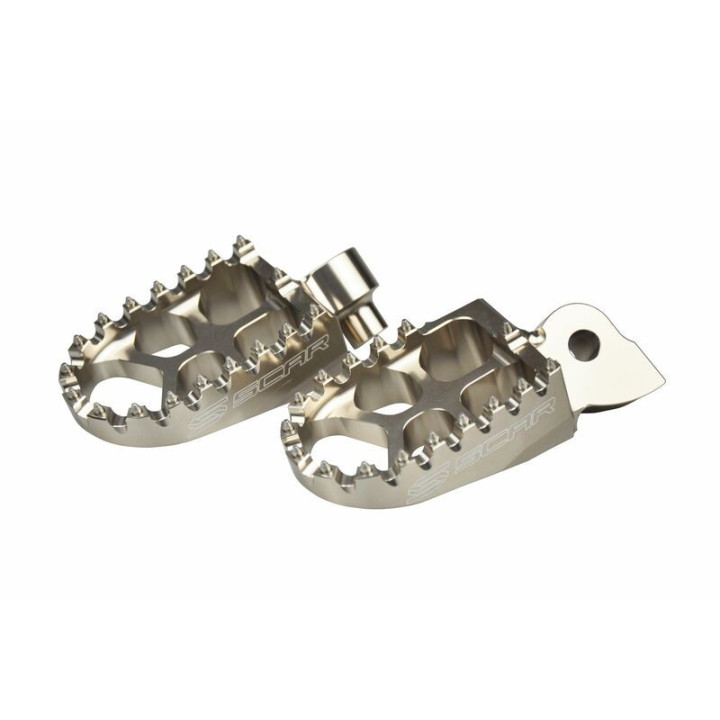 REPOSE PIEDS EVO SCAR COULEUR TITANE KTM SX 125 98/16