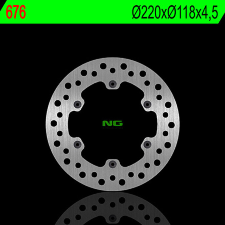DISQUE DE FREIN ARRIERE ROND NG SUZUKI RM 250 89/99