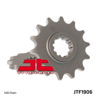 Pignon JT acier type 1906 pas 420 14 dents KTM SX-65 2004-18
