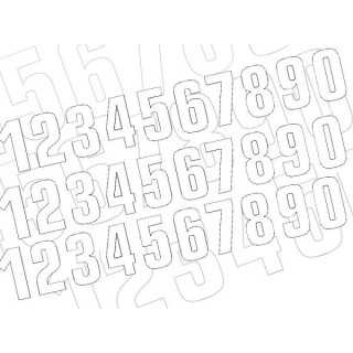 NUMERO DE COURSE 13X7 CM