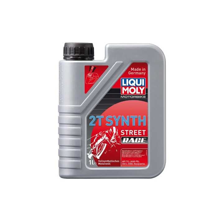 Huile moteur moto 2T Street Race 1l 100% synthétique