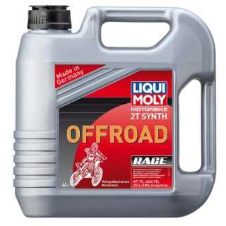 Huile moteur moto 2T Offroad Race 4l 100% synthétique