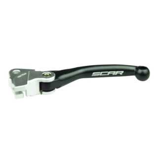 LEVIER D'EMBRAYAGE FLEXIBLE ALUMINIUM SCAR NOIR YAMAHA YZ 125 250 YZF 250 450