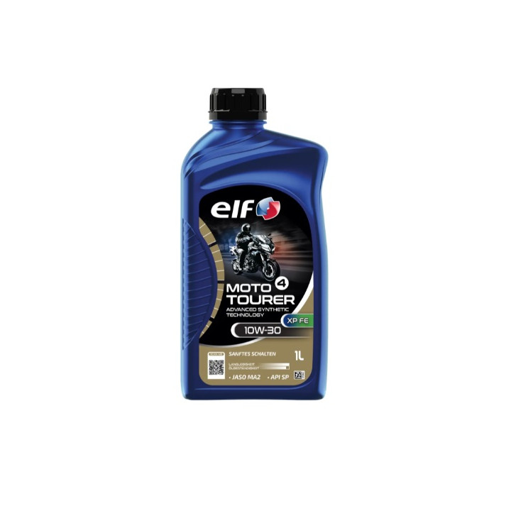 HUILE MOTEUR MOTO 4 TOURER XP FE 10W-30 ELF TECHNOLOGIE AVANCEE SYNTHETIQUE 4T 1L