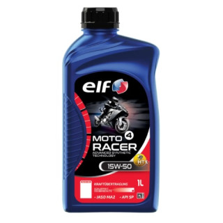 HUILE MOTEUR MOTO 4 RACER 15W-50 ELF TECHNOLOGIE AVANCEE SYNTHETIQUE 4T 1L