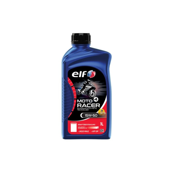 HUILE MOTEUR MOTO 4 RACER 15W-50 ELF TECHNOLOGIE AVANCEE SYNTHETIQUE 4T 1L