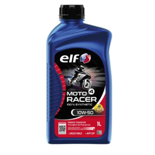 HUILE MOTEUR MOTO 4 RACER 10W-50 ELF SYNTHETIQUE 4T 1L