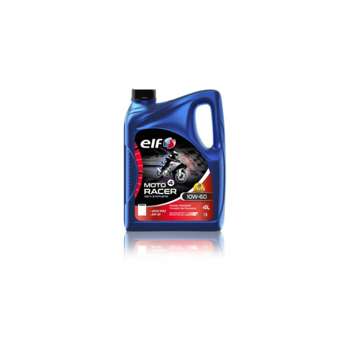 HUILE MOTEUR MOTO 4 RACER 10W-50 ELF SYNTHETIQUE 4T 4L