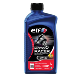 HUILE MOTEUR MOTO 4 RACER 5W-40 ELF TECHNOLOGIE AVANCEE SYNTHETIQUE 4T 1L