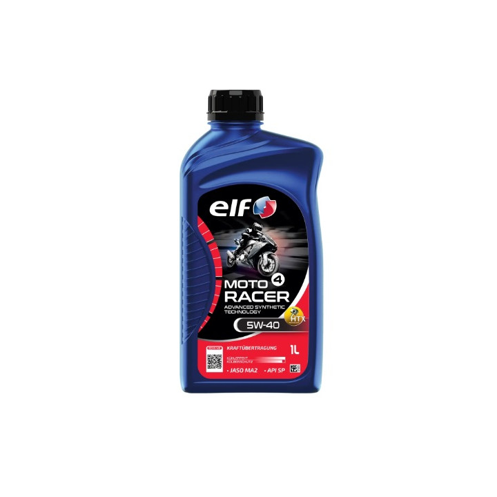 HUILE MOTEUR MOTO 4 RACER 5W-40 ELF TECHNOLOGIE AVANCEE SYNTHETIQUE 4T 1L