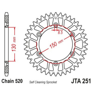 COURONNE JT SPROCKETS ALU STANDARD YAMAHA - 520 - 48 DENTS