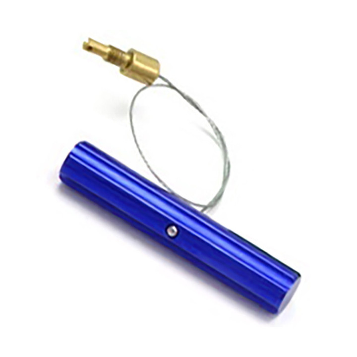 DEMONTE OBUS VALVE MOTO BLEU DRC HARD WARE