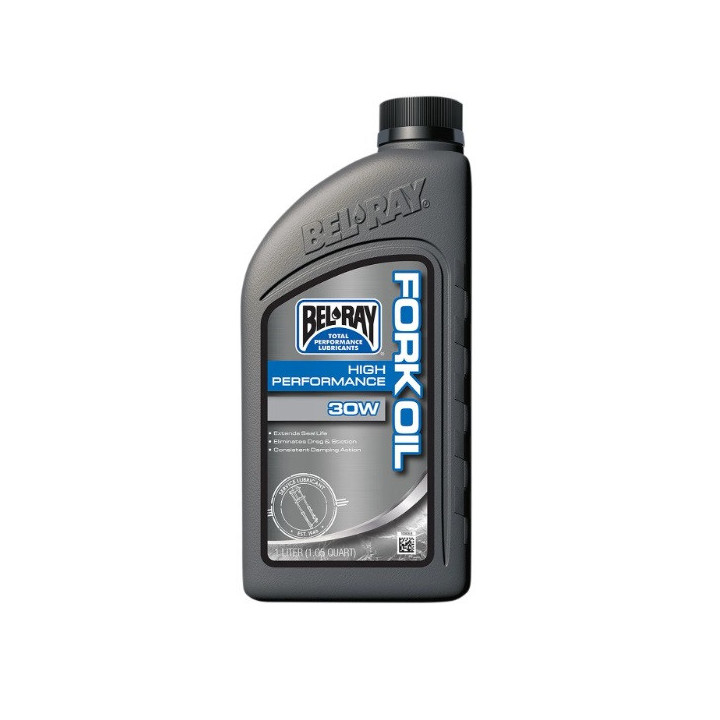 HUILE DE FOURCHE CONVENTIONNELLE 30W MOTO 1L BEL-RAY
