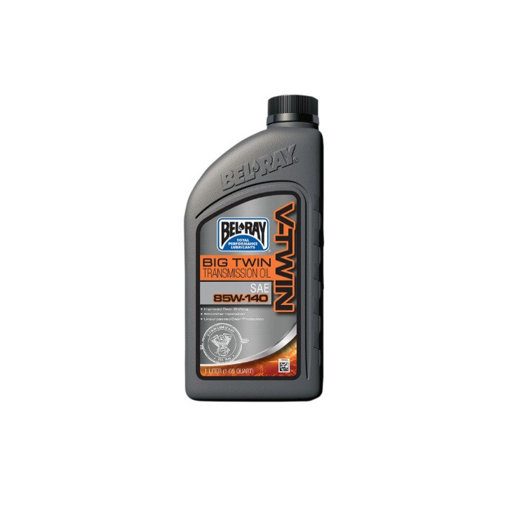 HUILE DE TRANSMISSION CONVENTIONNELLE V-TWIN BIG TWIN 4T 85W140 1L BEL-RAY