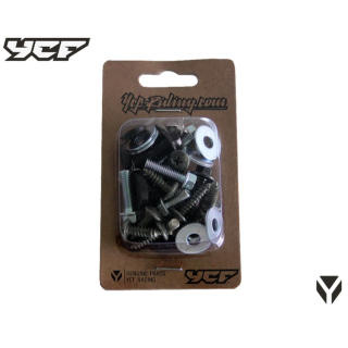 KIT VIS YCF COMPLETE SELLE CADRE RESERVOIR PLASTIQUES 50 88 125 150 PILOT START LITE SAUF BIGY