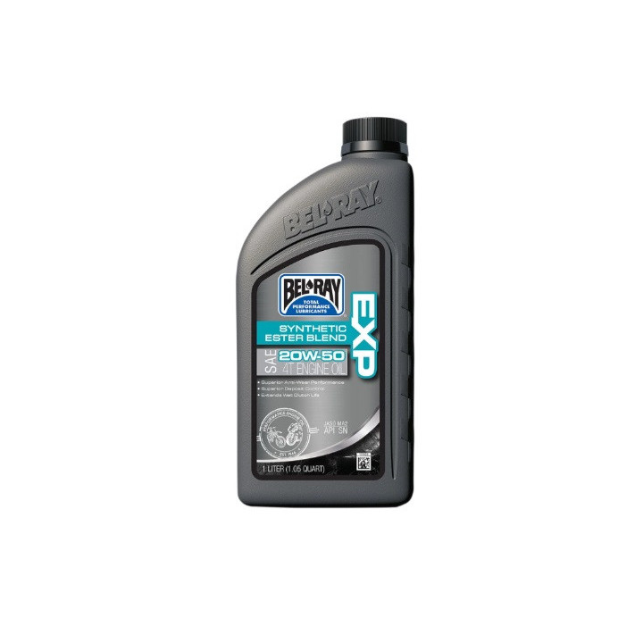 HUILE MOTEUR 4T EXP SYNTHETIQUE ESTER BLEND 20W50 1L BEL-RAY