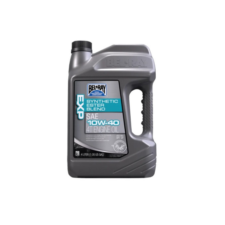 HUILE MOTEUR 4T SEMI-SYNTHETIQUE EXP ESTER BLEND 10W40 4L BEL-RAY