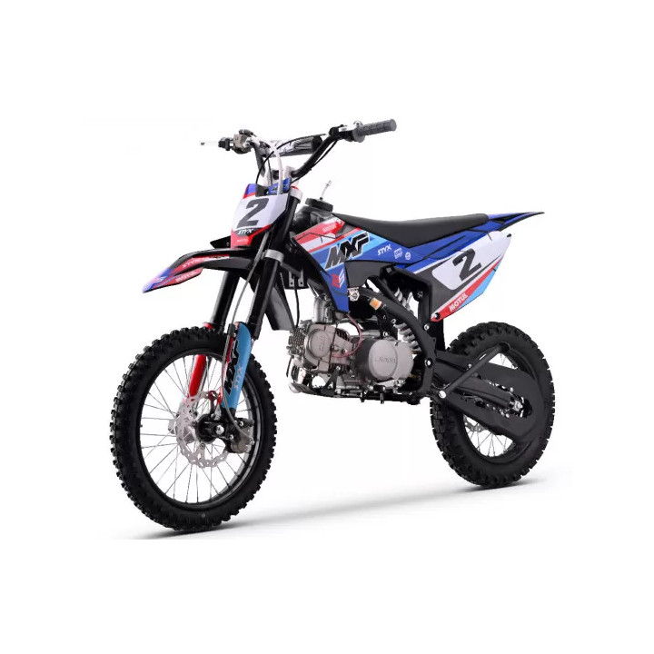 MOTO ENFANT PIT DIRT Bike 125cc BASTOS MXF grandes roues 14/17