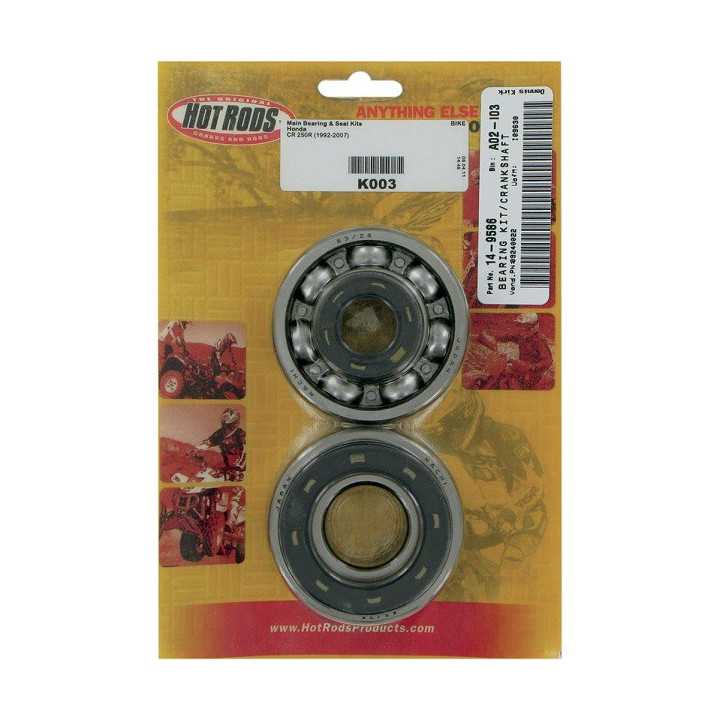 KIT ROULEMENTS ET SPYS DE VILEBREQUIN HOT RODS POUR CR 250 92-07