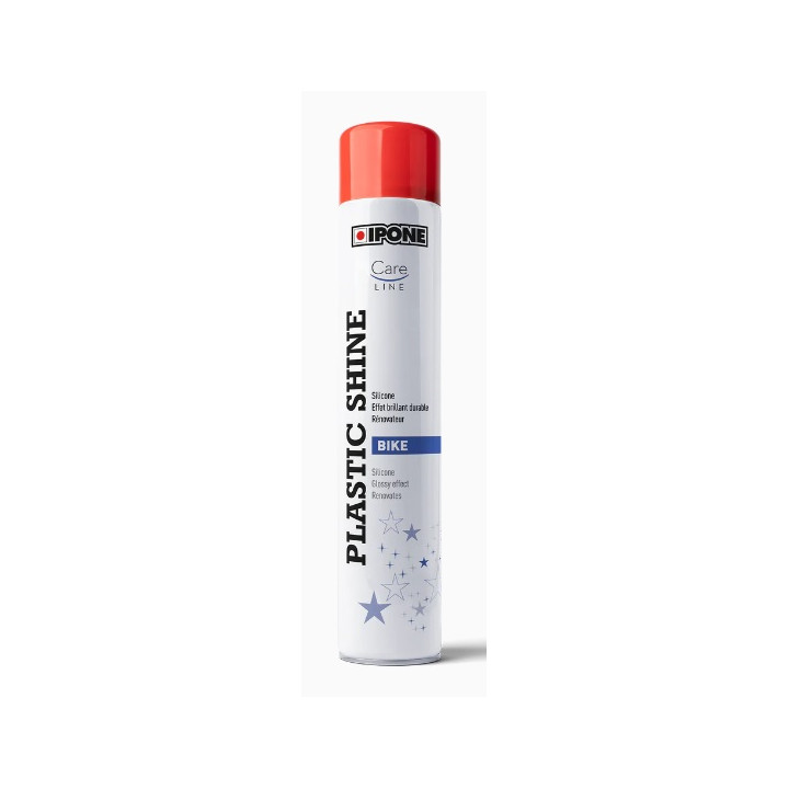GRAISSE BOMBE PLASTIC SHINE RENOVATEUR PLASTIQUES CARENAGE 750ML MOTO IPONE