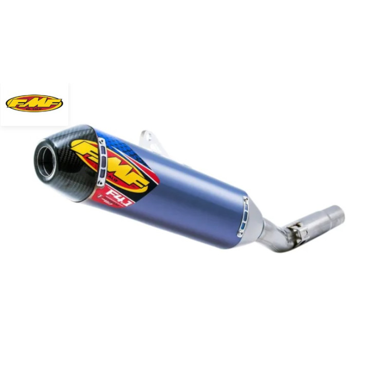 SILENCIEUX FMF FACTORY 4.1 RCT SLIP-ON MUFFLER TITANIUM & CARBON BLUE ANODIZED YAMAHA YZF250 14-18