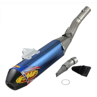 SILENCIEUX FMF MUFFLER FACTORY 4.1 RCT TITANIUM ANODIZED SL (Slip-On) W/ CARBON CAP YZF450 18-27