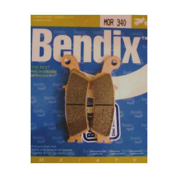 PLAQUETTE DE FREIN AVANT MOR340 COMPETITION BENDIX YAMAHA YZF 250 07/15