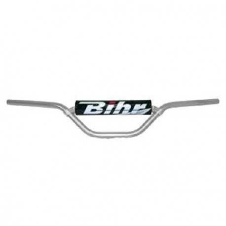 GUIDON MX ONE BIHR ALU 22.2mm ET MOUSSE 80 85 ARGENT