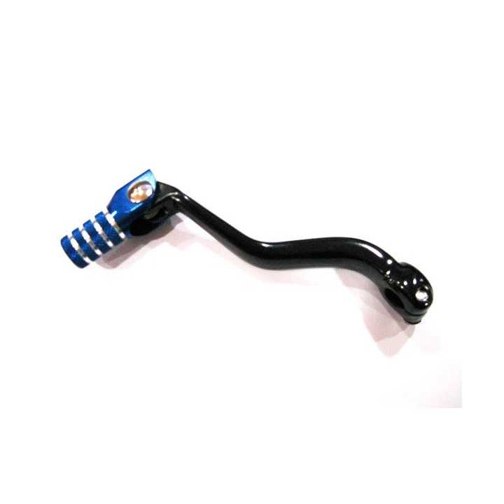 SELECTEUR DE VITESSE BIHR ALUMINIUM FORGE  NOIR EMBOUT BLEU YZF 250 06/13