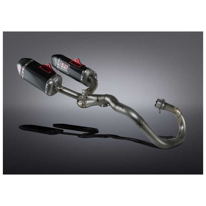 LIGNE COMPLÈTE YOSHIMURA USA RS-9 TITANE/2 SILENCIEUX CARBONE CRF 250 POT D'ECHAPPEMENT 14/17