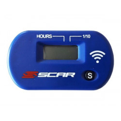 COMPTEUR HORAIRE FILAIRE SCAR AVEC VELCRO MOTO CROSS