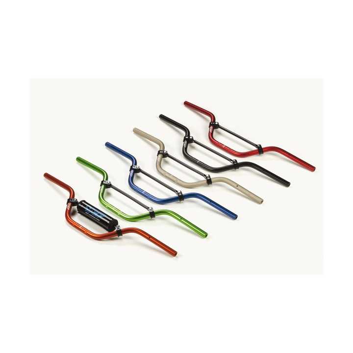 GUIDON ALUMINIUM BAS NOIR YCF AVEC MOUSSE ET PVC