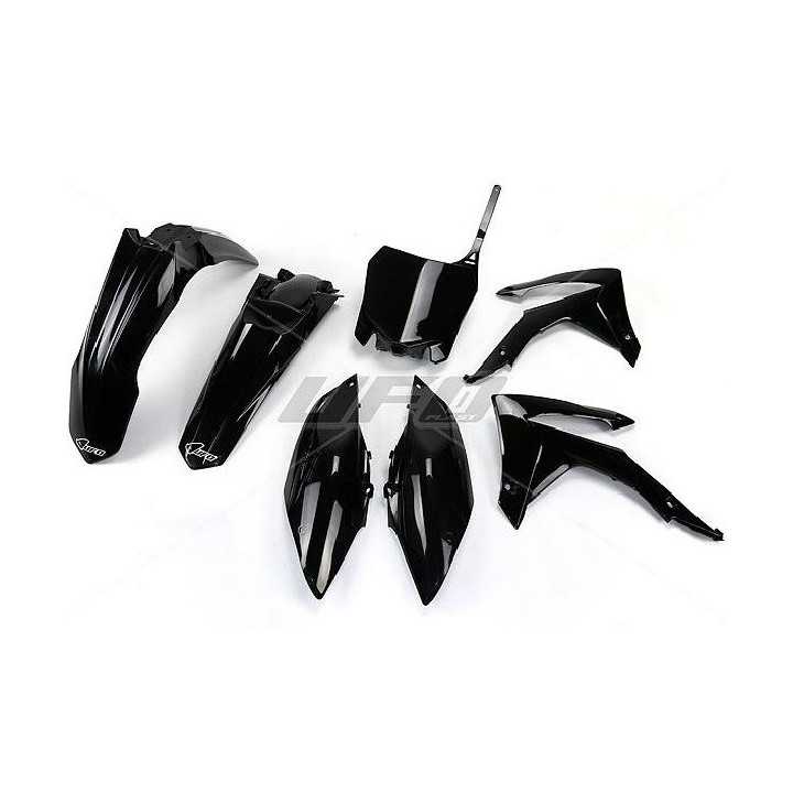 KIT PLASTIQUES UFO NOIR CRF 250 14/15
